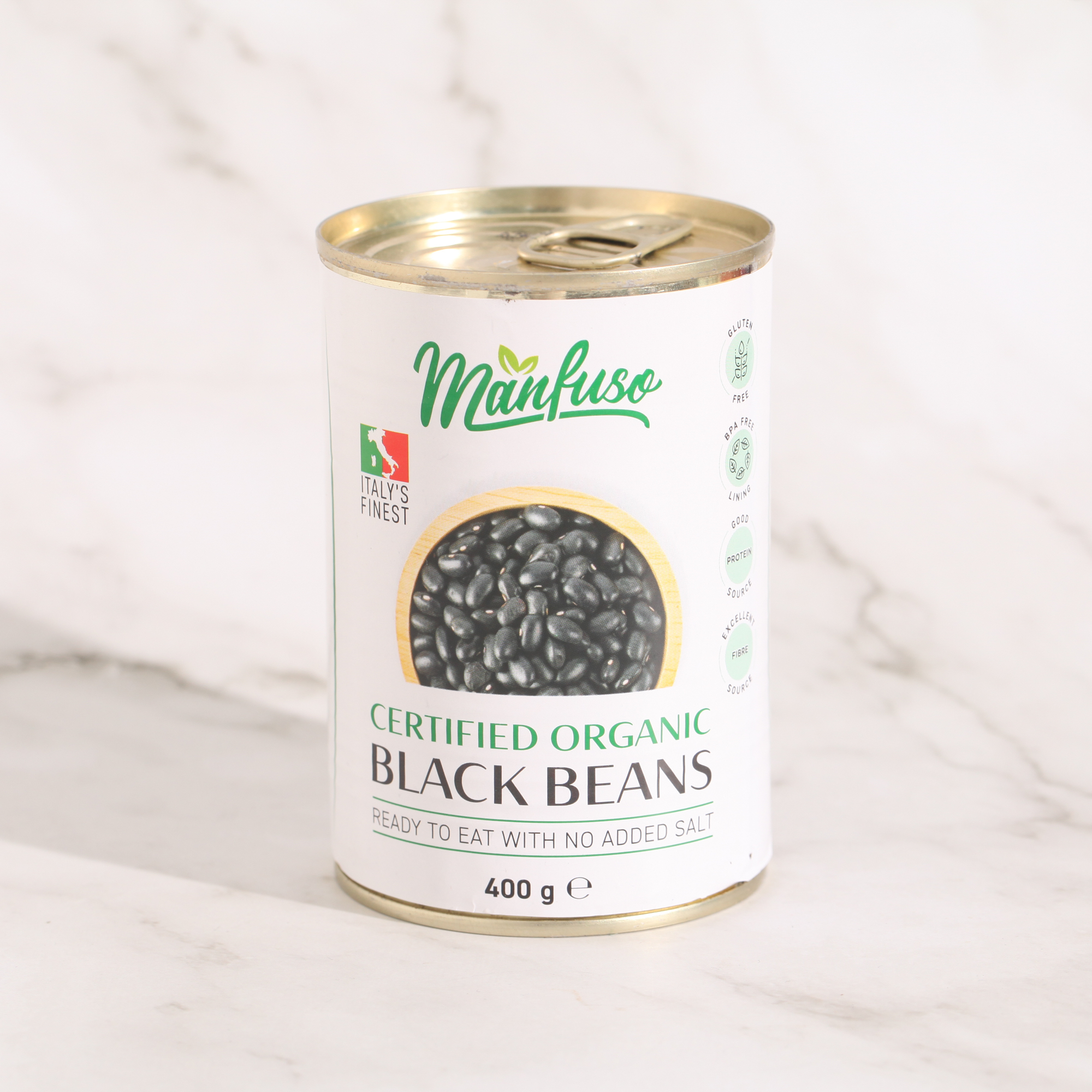 Organic Black Beans - Manfuso
